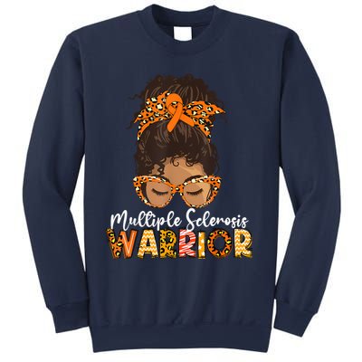  MS Warrior Messy Bun - Multiple Sclerosis Awareness Sweatshirt