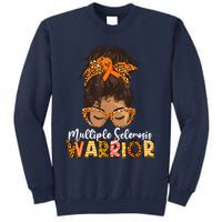  MS Warrior Messy Bun - Multiple Sclerosis Awareness Sweatshirt