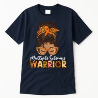  MS Warrior Messy Bun - Multiple Sclerosis Awareness Tall T-Shirt