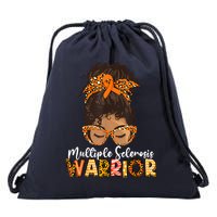  MS Warrior Messy Bun - Multiple Sclerosis Awareness Drawstring Bag