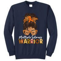  MS Warrior Messy Bun - Multiple Sclerosis Awareness Tall Sweatshirt