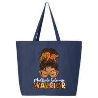 MS Warrior Messy Bun - Multiple Sclerosis Awareness 25L Jumbo Tote