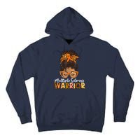  MS Warrior Messy Bun - Multiple Sclerosis Awareness Tall Hoodie