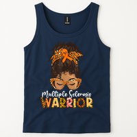  MS Warrior Messy Bun - Multiple Sclerosis Awareness Tank Top