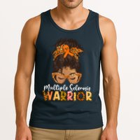  MS Warrior Messy Bun - Multiple Sclerosis Awareness Tank Top