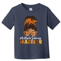  MS Warrior Messy Bun - Multiple Sclerosis Awareness Toddler T-Shirt