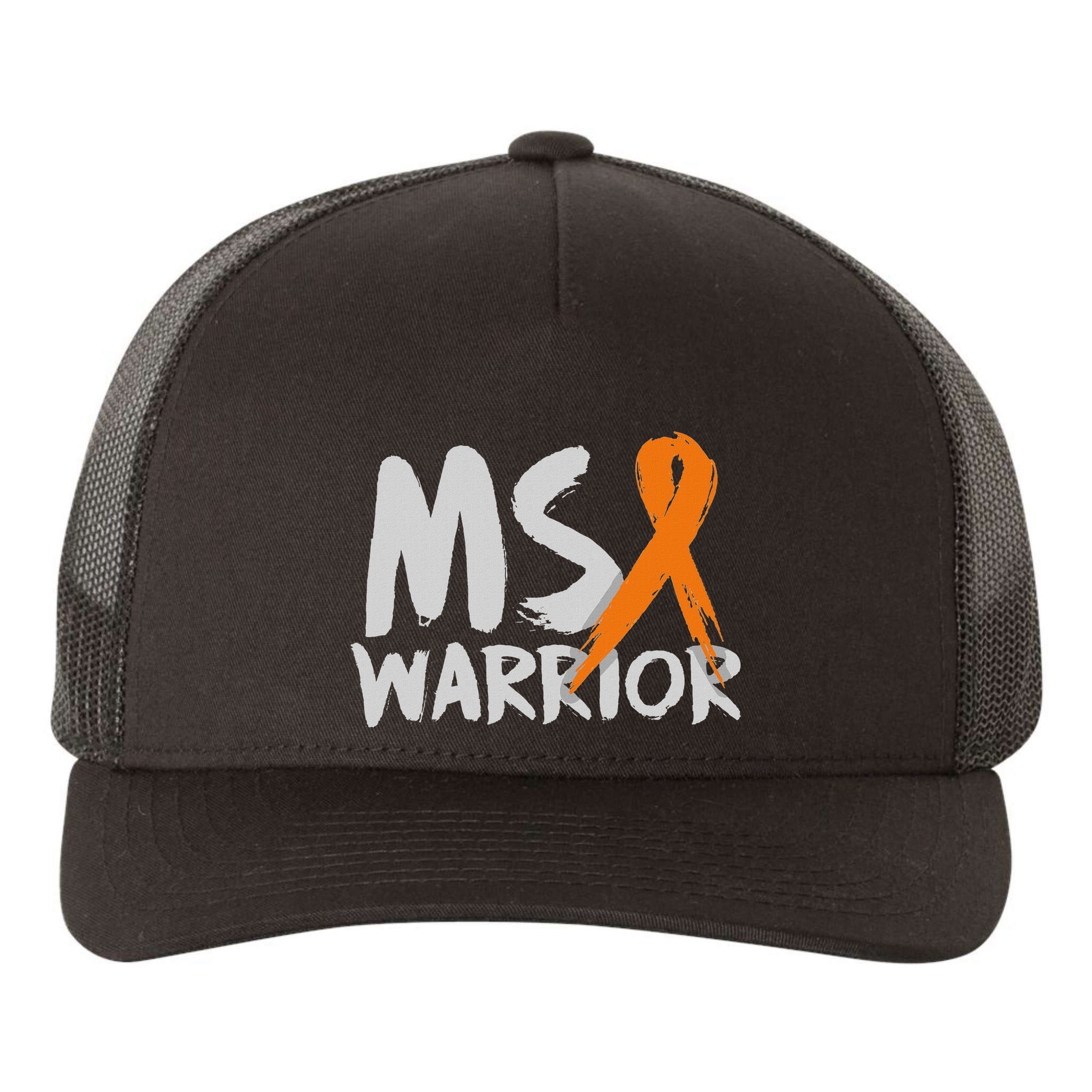 Ms Warrior Multiple Sclerosis Awareness Month Yupoong Adult 5-Panel Trucker Hat