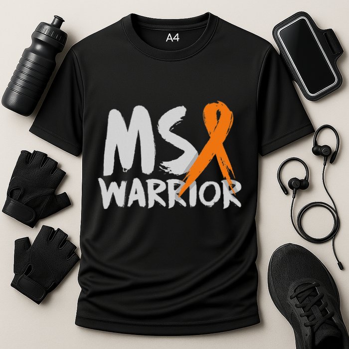 Ms Warrior Multiple Sclerosis Awareness Month Cooling Performance Crew T-Shirt