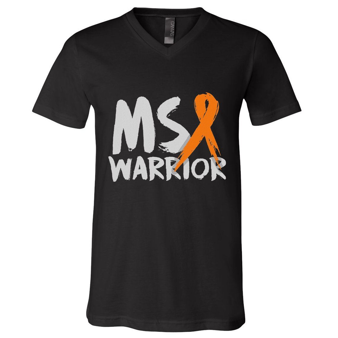 Ms Warrior Multiple Sclerosis Awareness Month V-Neck T-Shirt