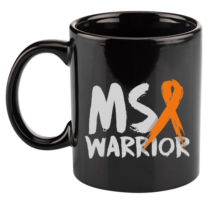 Ms Warrior Multiple Sclerosis Awareness Month 11oz C Handle Ceramic Mug