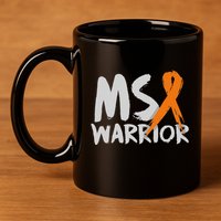 Ms Warrior Multiple Sclerosis Awareness Month 11oz C Handle Ceramic Mug