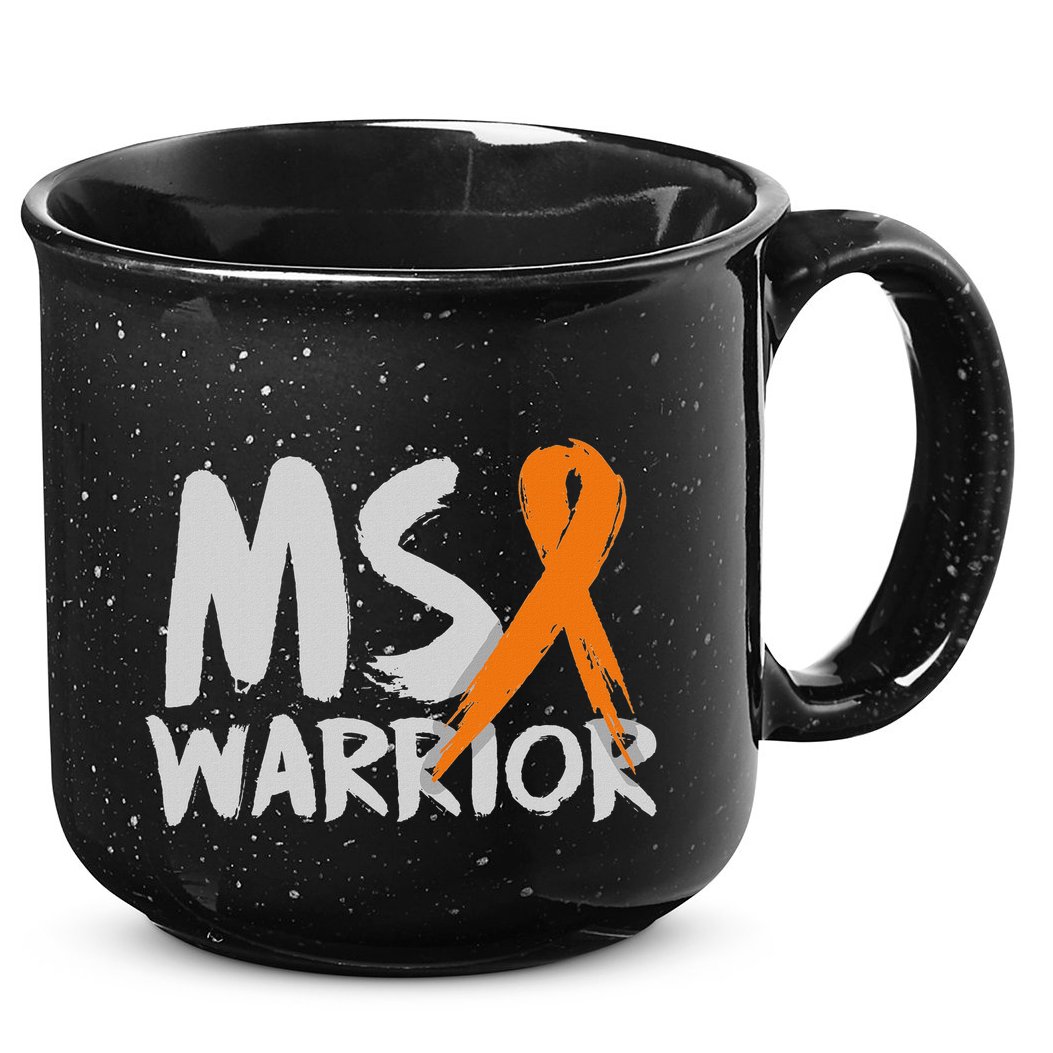 Ms Warrior Multiple Sclerosis Awareness Month 15oz Campfire Ceramic Mug