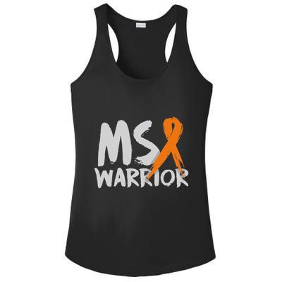 Ms Warrior Multiple Sclerosis Awareness Month Ladies PosiCharge Competitor Racerback Tank