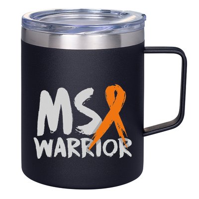 Ms Warrior Multiple Sclerosis Awareness Month 12oz Stainless Steel Coffee Mug