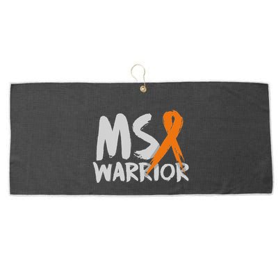Ms Warrior Multiple Sclerosis Awareness Month Large Microfiber Waffle Golf Towel