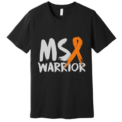 Ms Warrior Multiple Sclerosis Awareness Month Premium T-Shirt