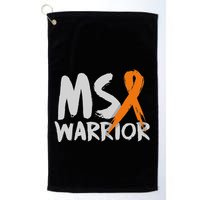 Ms Warrior Multiple Sclerosis Awareness Month Golf Towel