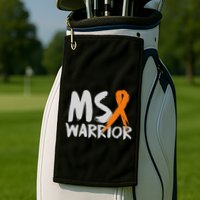 Ms Warrior Multiple Sclerosis Awareness Month Golf Towel