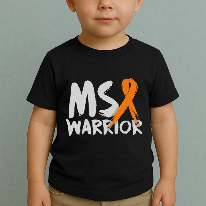 Ms Warrior Multiple Sclerosis Awareness Month Toddler T-Shirt