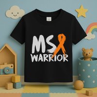 Ms Warrior Multiple Sclerosis Awareness Month Toddler T-Shirt
