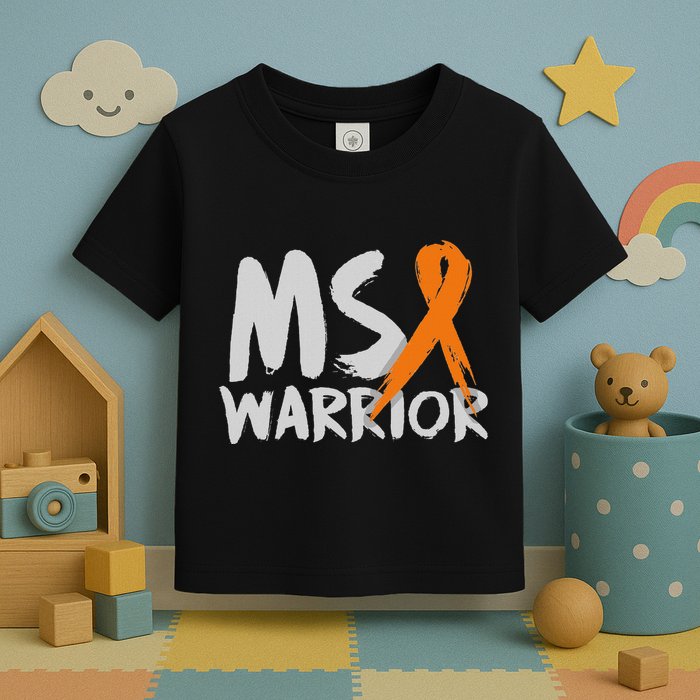 Ms Warrior Multiple Sclerosis Awareness Month Toddler T-Shirt