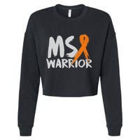 Ms Warrior Multiple Sclerosis Awareness Month Cropped Pullover Crew