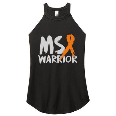 Ms Warrior Multiple Sclerosis Awareness Month Women's Perfect Tri Rocker Tank