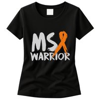 Ms Warrior Multiple Sclerosis Awareness Month Womens T-Shirt
