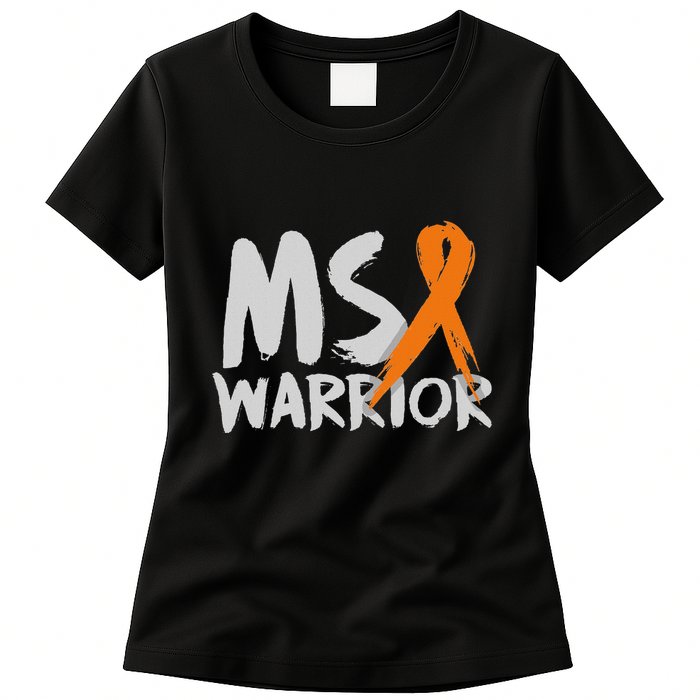 Ms Warrior Multiple Sclerosis Awareness Month Womens T-Shirt