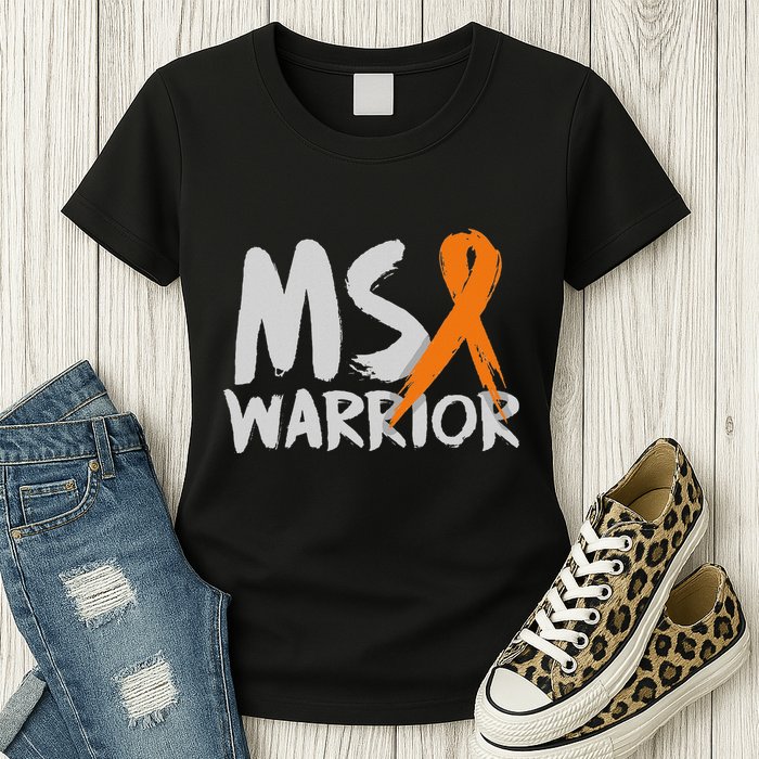 Ms Warrior Multiple Sclerosis Awareness Month Womens T-Shirt