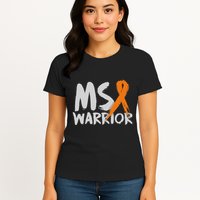Ms Warrior Multiple Sclerosis Awareness Month Womens T-Shirt