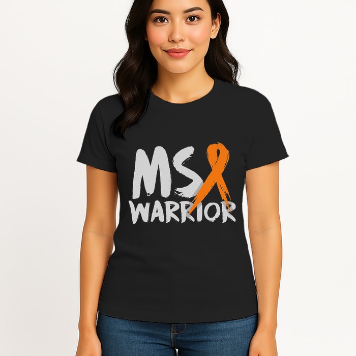 Ms Warrior Multiple Sclerosis Awareness Month Womens T-Shirt