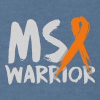 Ms Warrior Multiple Sclerosis Awareness Month Garment-Dyed Sweatshirt