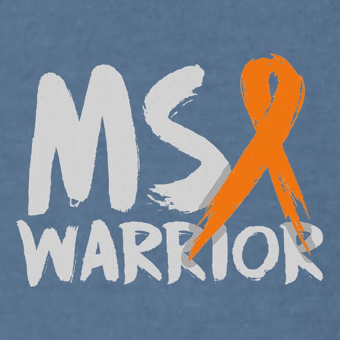 Ms Warrior Multiple Sclerosis Awareness Month Garment-Dyed Sweatshirt