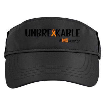 Ms Warrior Multiple Sclerosis Awareness Unbreakable Ms Meaningful Gift Adult Drive Performance Visor