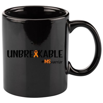 Ms Warrior Multiple Sclerosis Awareness Unbreakable Ms Meaningful Gift 11oz C Handle Ceramic Mug