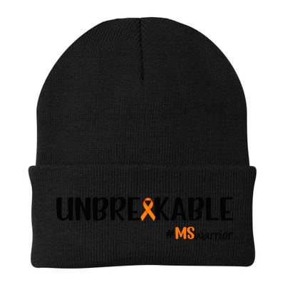 Ms Warrior Multiple Sclerosis Awareness Unbreakable Ms Meaningful Gift Beanie