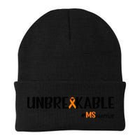 Ms Warrior Multiple Sclerosis Awareness Unbreakable Ms Meaningful Gift Beanie