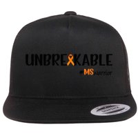Ms Warrior Multiple Sclerosis Awareness Unbreakable Ms Meaningful Gift Flatbill Hat