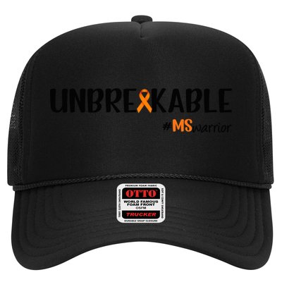 Ms Warrior Multiple Sclerosis Awareness Unbreakable Ms Meaningful Gift Trucker Hat