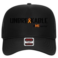 Ms Warrior Multiple Sclerosis Awareness Unbreakable Ms Meaningful Gift Trucker Hat