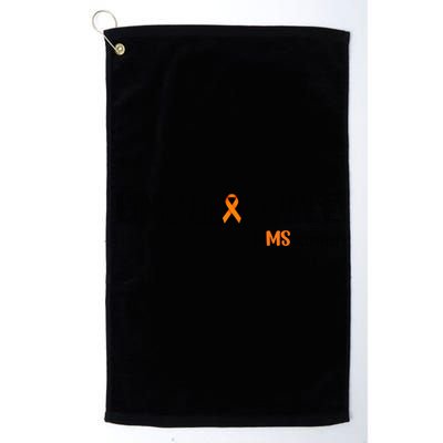 Ms Warrior Multiple Sclerosis Awareness Unbreakable Ms Meaningful Gift Golf Towel
