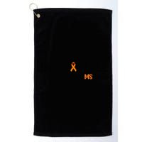 Ms Warrior Multiple Sclerosis Awareness Unbreakable Ms Meaningful Gift Golf Towel