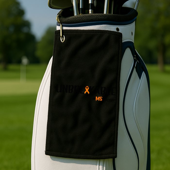Ms Warrior Multiple Sclerosis Awareness Unbreakable Ms Meaningful Gift Golf Towel