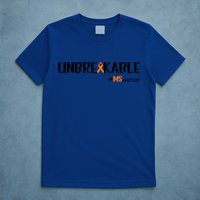 Ms Warrior Multiple Sclerosis Awareness Unbreakable Ms Meaningful Gift T-Shirt