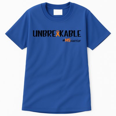 Ms Warrior Multiple Sclerosis Awareness Unbreakable Ms Meaningful Gift Tall T-Shirt