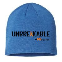 Ms Warrior Multiple Sclerosis Awareness Unbreakable Ms Meaningful Gift Sustainable Beanie