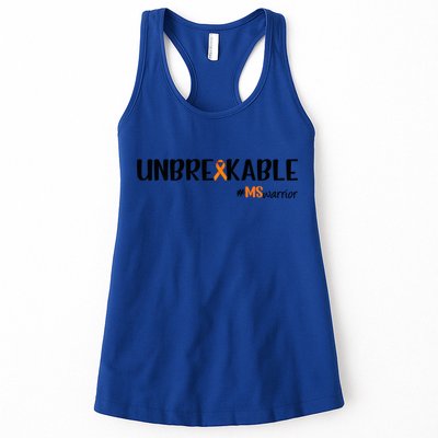 Ms Warrior Multiple Sclerosis Awareness Unbreakable Ms Meaningful Gift Womens Tank Top