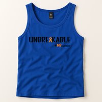 Ms Warrior Multiple Sclerosis Awareness Unbreakable Ms Meaningful Gift Tank Top