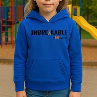 Ms Warrior Multiple Sclerosis Awareness Unbreakable Ms Meaningful Gift Kids Hoodie